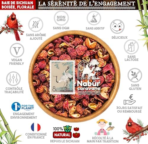 Vue 4 de Poivre Sichuan Baies Rouges