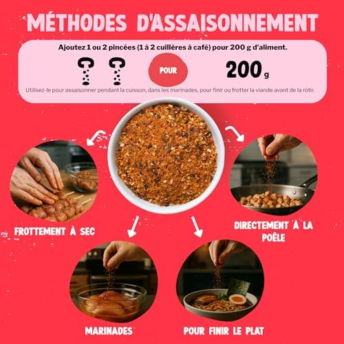 Vue 6 de Shichimi Togarashi Assaisonnement Japonais