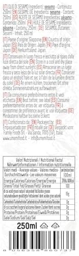 Vue 2 de Huile Sésame Japon Traditionnel Umami