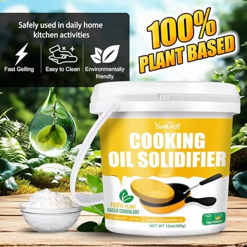 Vue 3 de Poudre Solidification Huile Friture