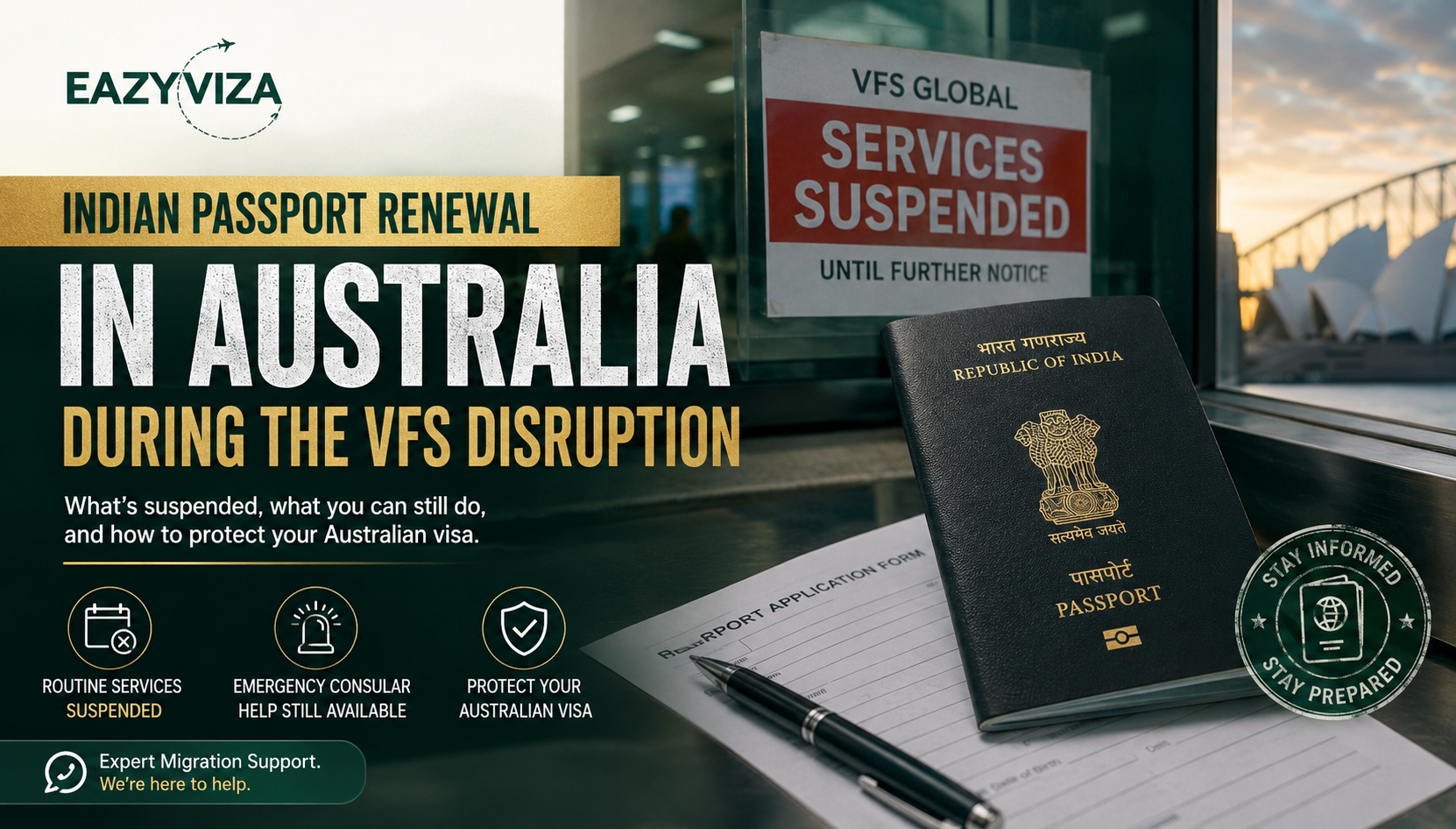 Indian Passport Renewal in Australia During VFS Disruption (2026)
