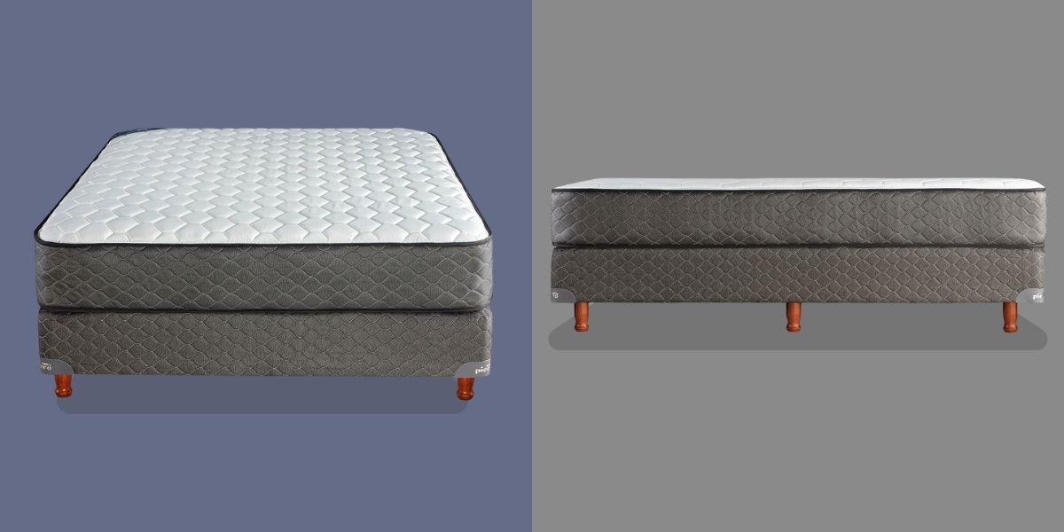 Conjunto colchón y sommier Piero Spring 2 plazas, vistas