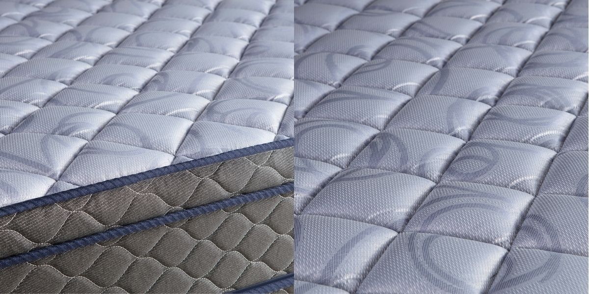 Detalle del acolchado del colchón Piero Fleur Euro Pillow