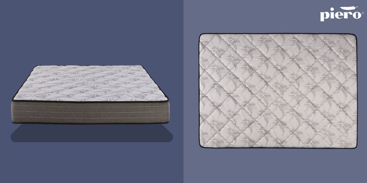 Vista lateral del colchón Piero Nova
