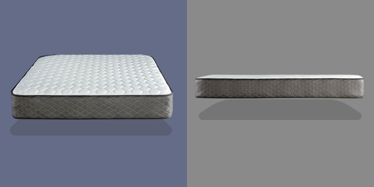 Vista lateral del colchón Piero Spring