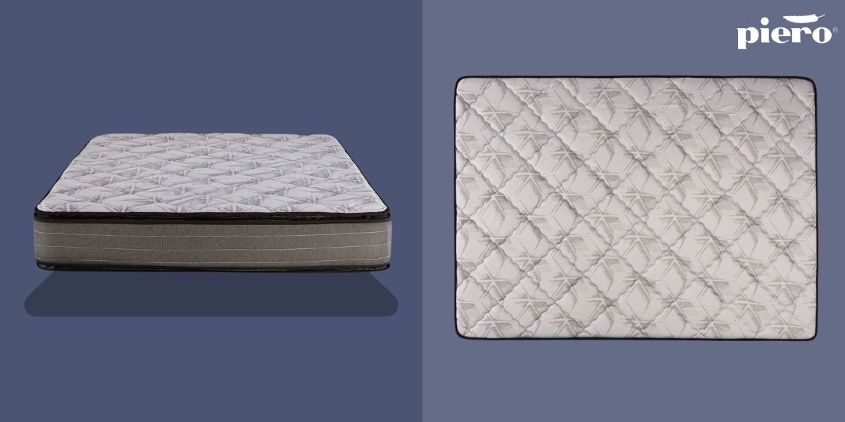 Vista lateral del colchón Piero Nova Pillow Top