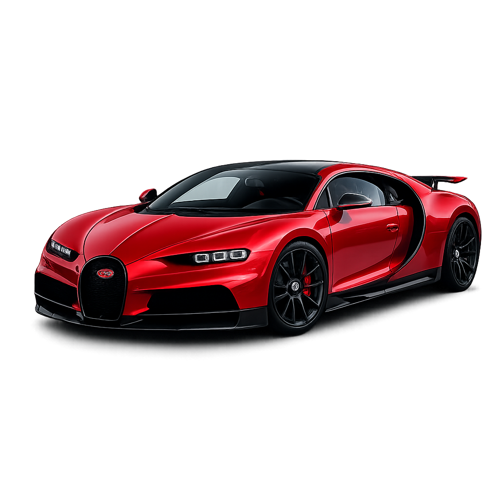 Red Bugatti Chiron