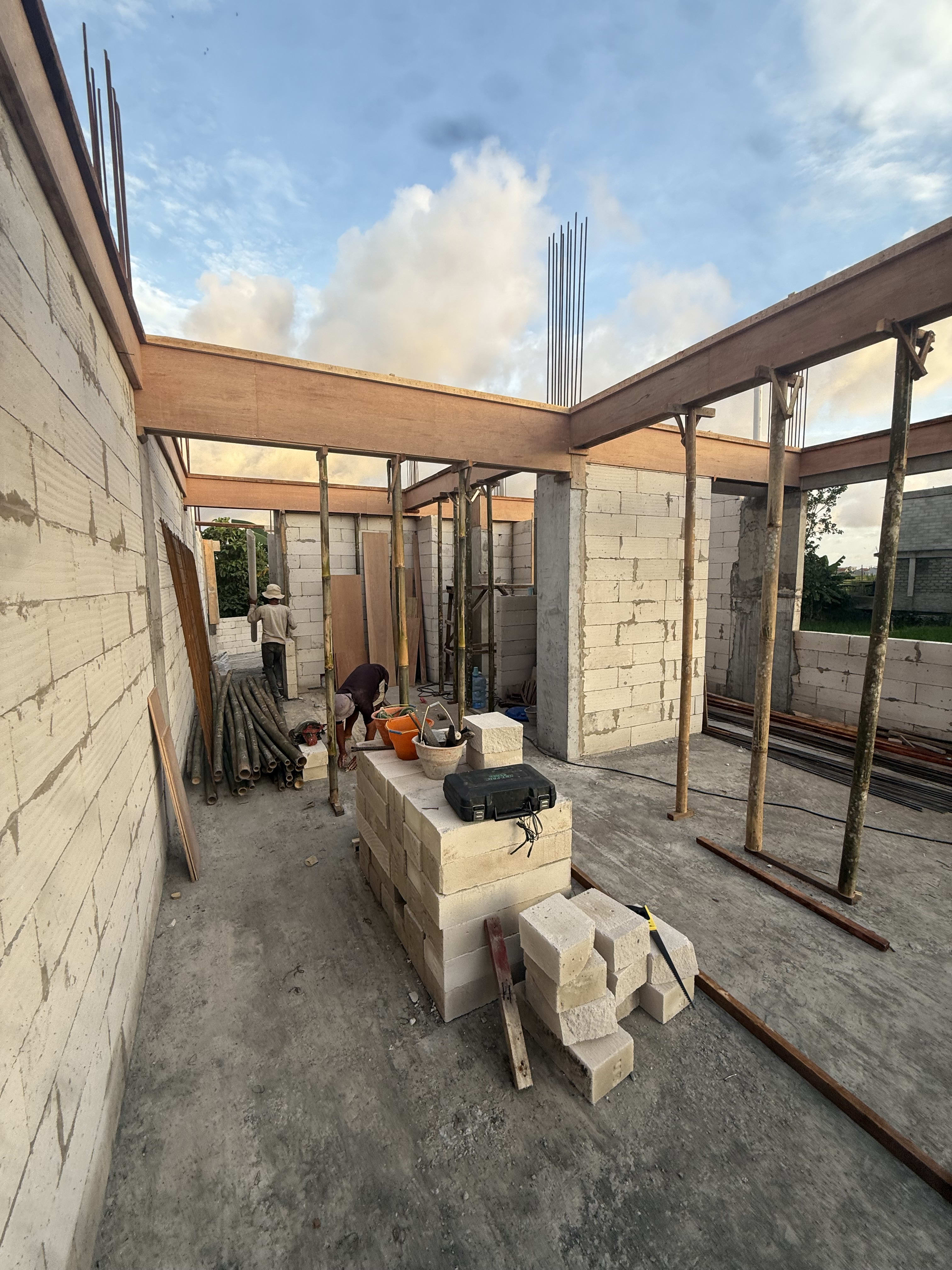 Murs siporex construction Bali