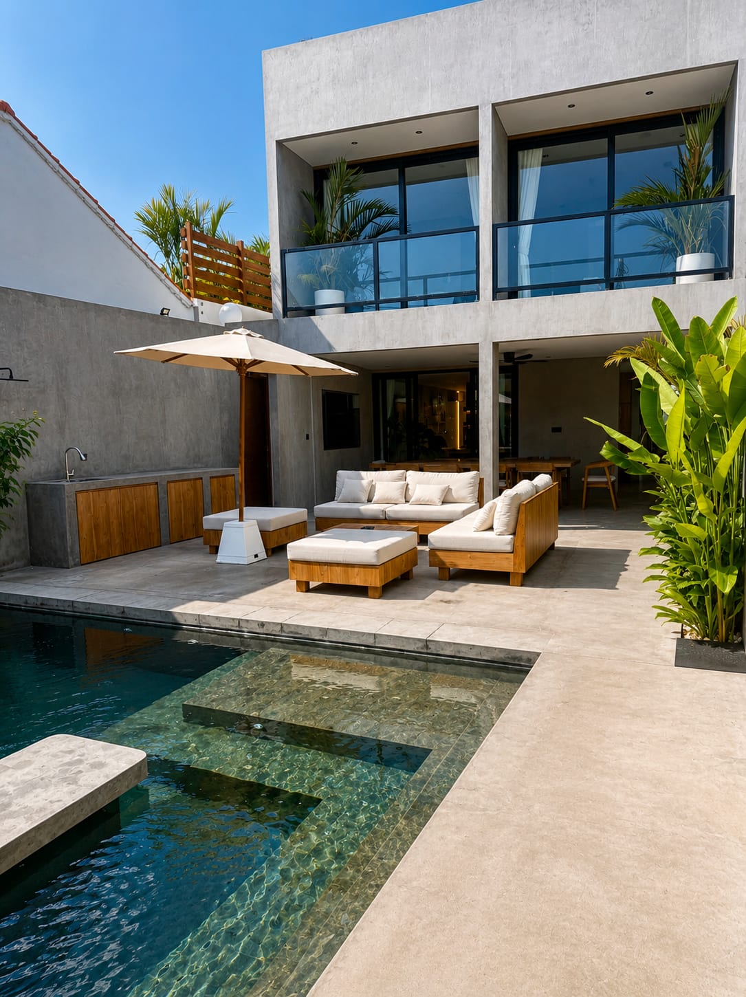 Villa Alba Seseh Bali réalisation 1