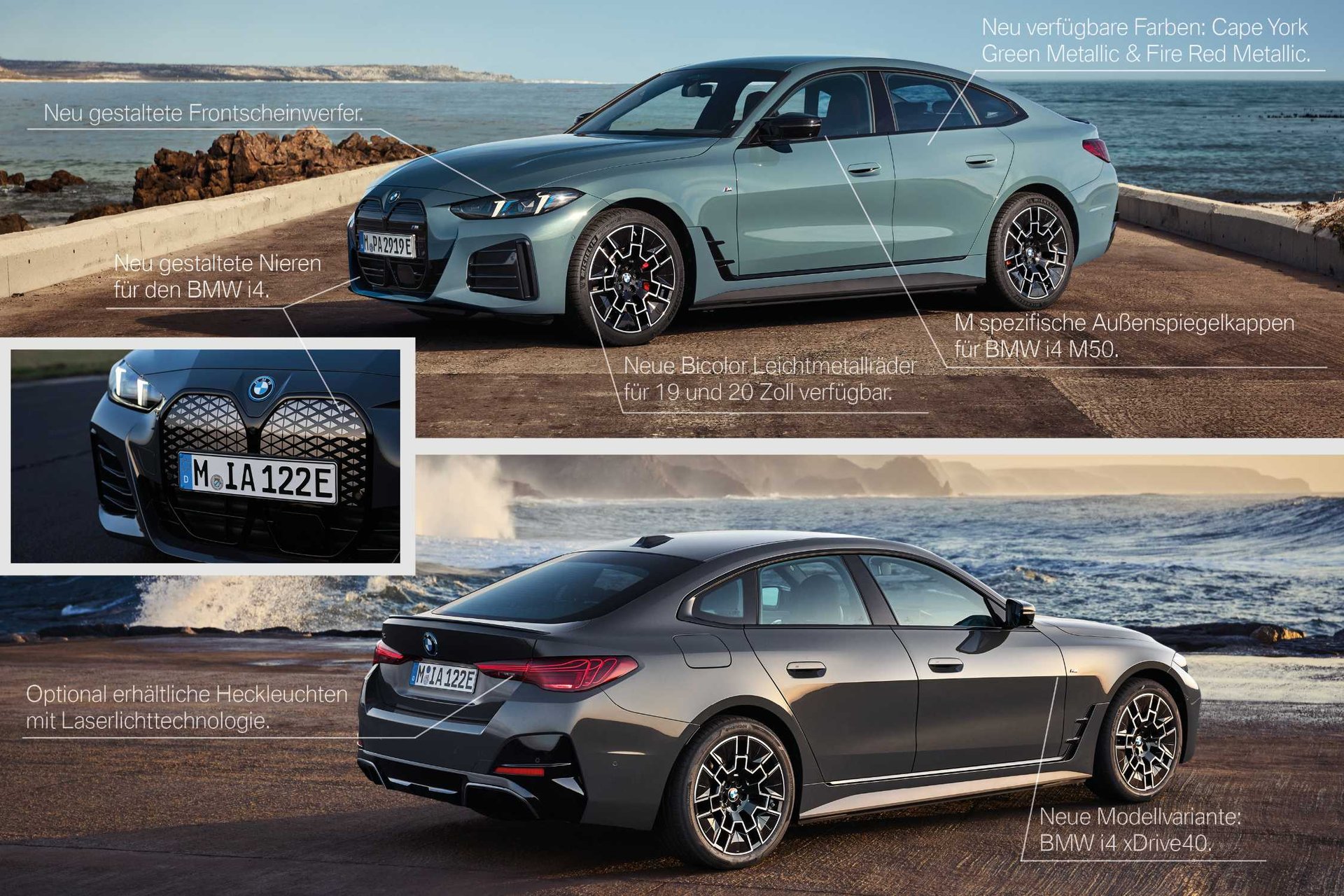 découvrez en avant-première une illustration exclusive du bmw i4, le coupé électrique alliant performance et design moderne.