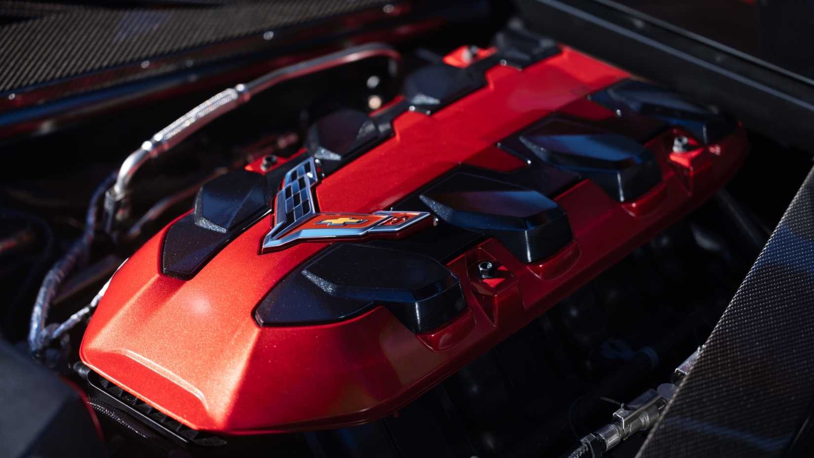Detail image of 2027 Chevrolet Corvette Grand Sport's LS6 6.7-liter V-8 engine