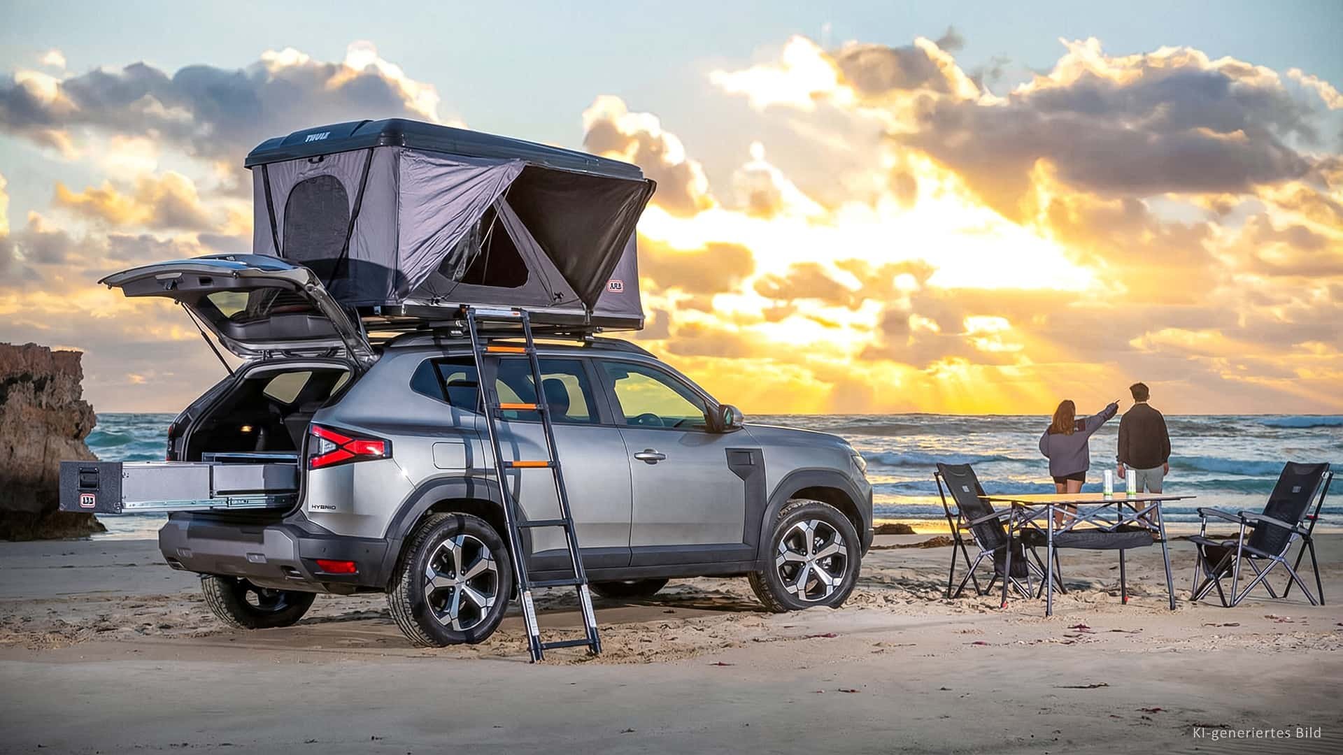 Photo dacia bigster - Dacia Bigster camping-car, Striker hybride et 4 EVs d'ici 2030