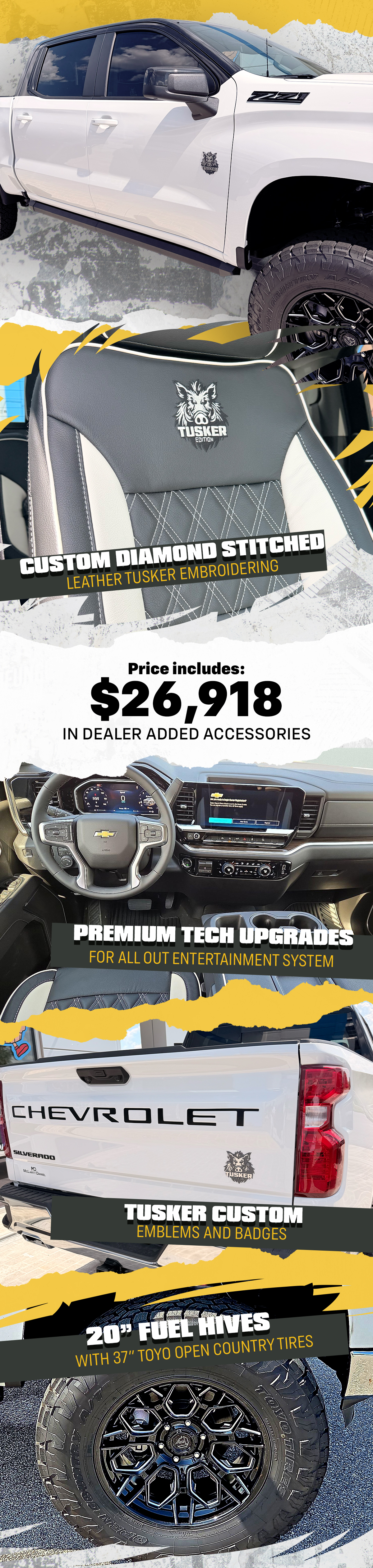 CUSTOM BUILT FEATURES