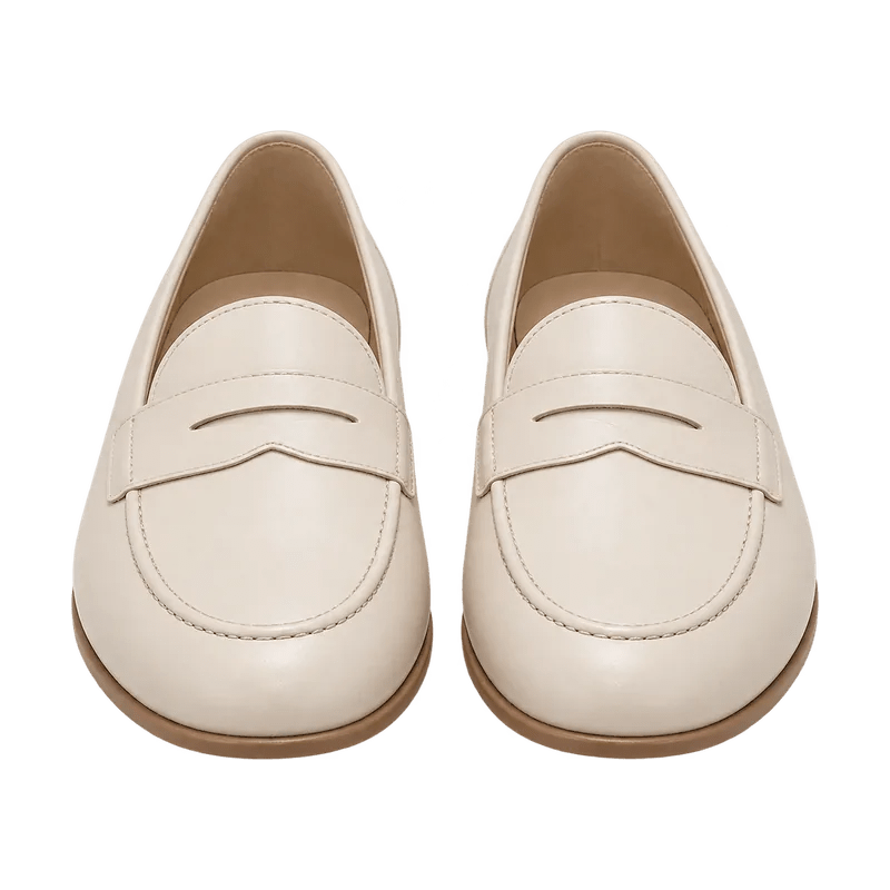 Krem sade deri loafer