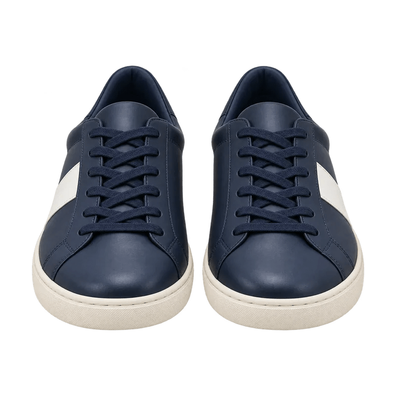 Lacivert beyaz detaylı sneaker