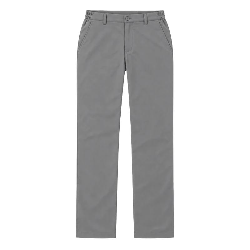 Gri düz teknik pantolon