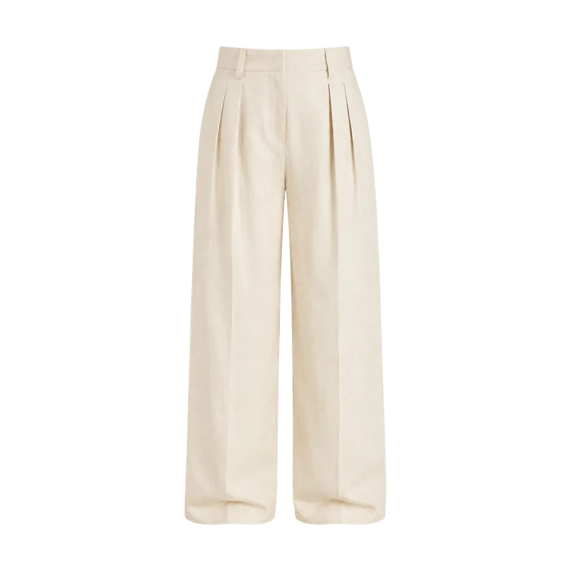 Krem keten pantolon