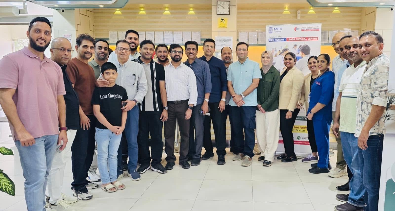 എം.ഇ.എസ് കുവൈത്ത്–ബദർ മെഡിക്കൽ സെന്റർ സൗജന്യ മെഡിക്കൽ ക്യാമ്പ് നടത്തി