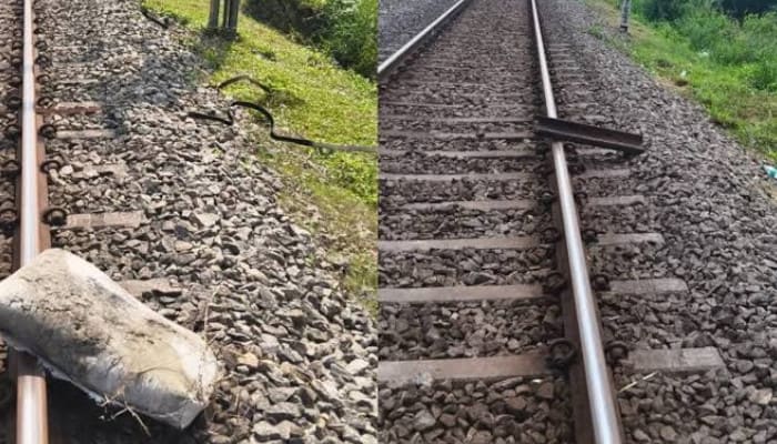 ഒറ്റപ്പാലം–ഷൊർണൂർ റെയിൽപാതയിൽ ട്രാക്കിൽ ഭാരമുള്ള വസ്തുക്കൾ; അട്ടിമറി ശ്രമമെന്ന് സംശയം