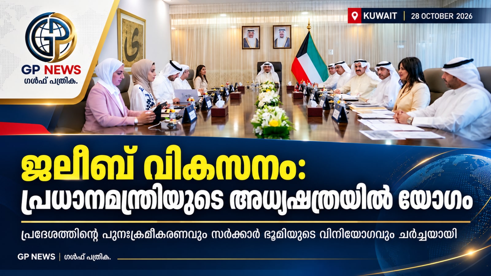 ജലീബ് അൽ ശുയൂഖ് വികസനവും പുനഃക്രമീകരണവും: പ്രധാനമന്ത്രിയുടെ അധ്യക്ഷതയിൽ ഉന്നതതല യോഗം  സർക്കാർ ഭൂമിയുടെ ഫലപ്രദമായ വിനിയോഗം ചർച്ചയായി