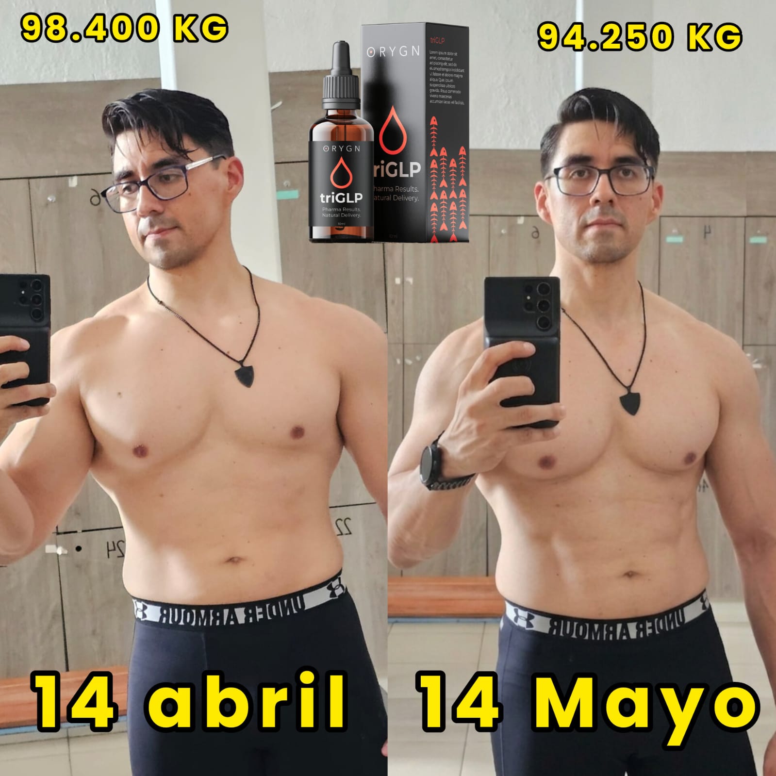 Antes y después de Andrea L