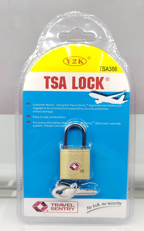 TSA386双泡铜密码锁