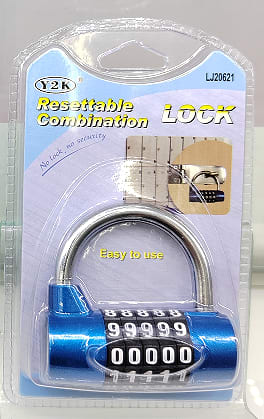 LJ20621双泡大号健身房锁