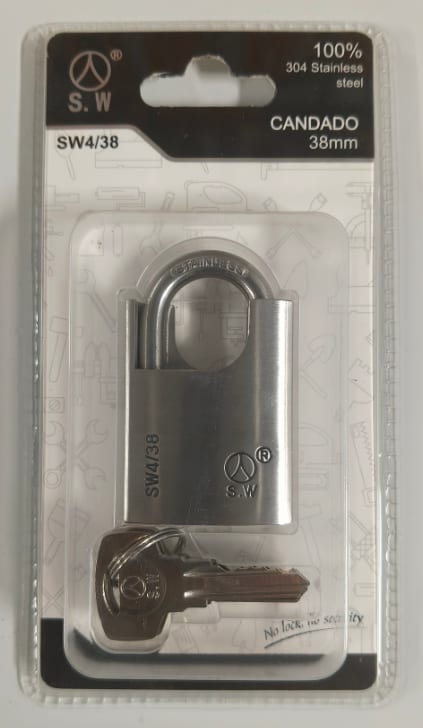 38mm双泡弧形半包梁弹子锁