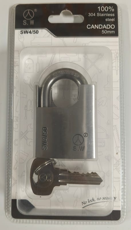 50mm双泡弧形半包梁弹子锁