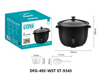WINNING STAR ST-9345 Large Capacity Electric Rice Cooker (6L)