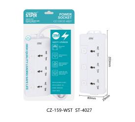 WINNING STAR ST-4027 3-Way Extension Socket (3M Cable with Independent Switches)