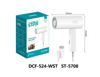 WINNING STAR ST-5708 Portable Travel Hair Dryer (Folding Handle)