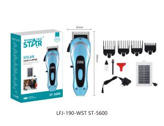 WINNING STAR ST-5600 Solar-Powered Cordless Hair Clipper Kit