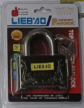 60mm Antique Bronze High-Security Padlock (LIEBAO Series)