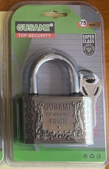 75mm Heavy-Duty Antique Bronze Padlock (Short Shackle)