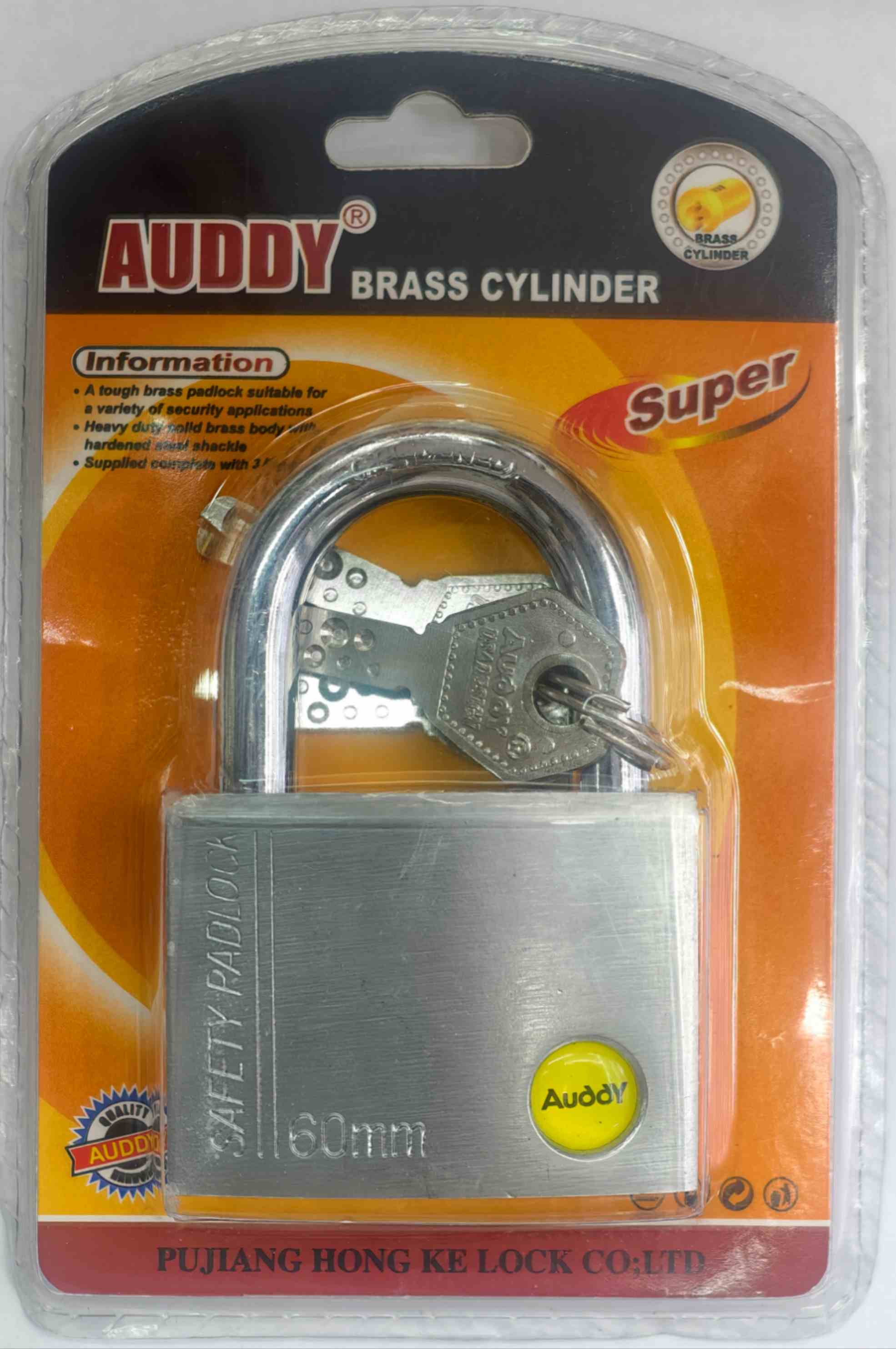 40mm Heavy Duty Padlock with Dimple Keys (40mm)