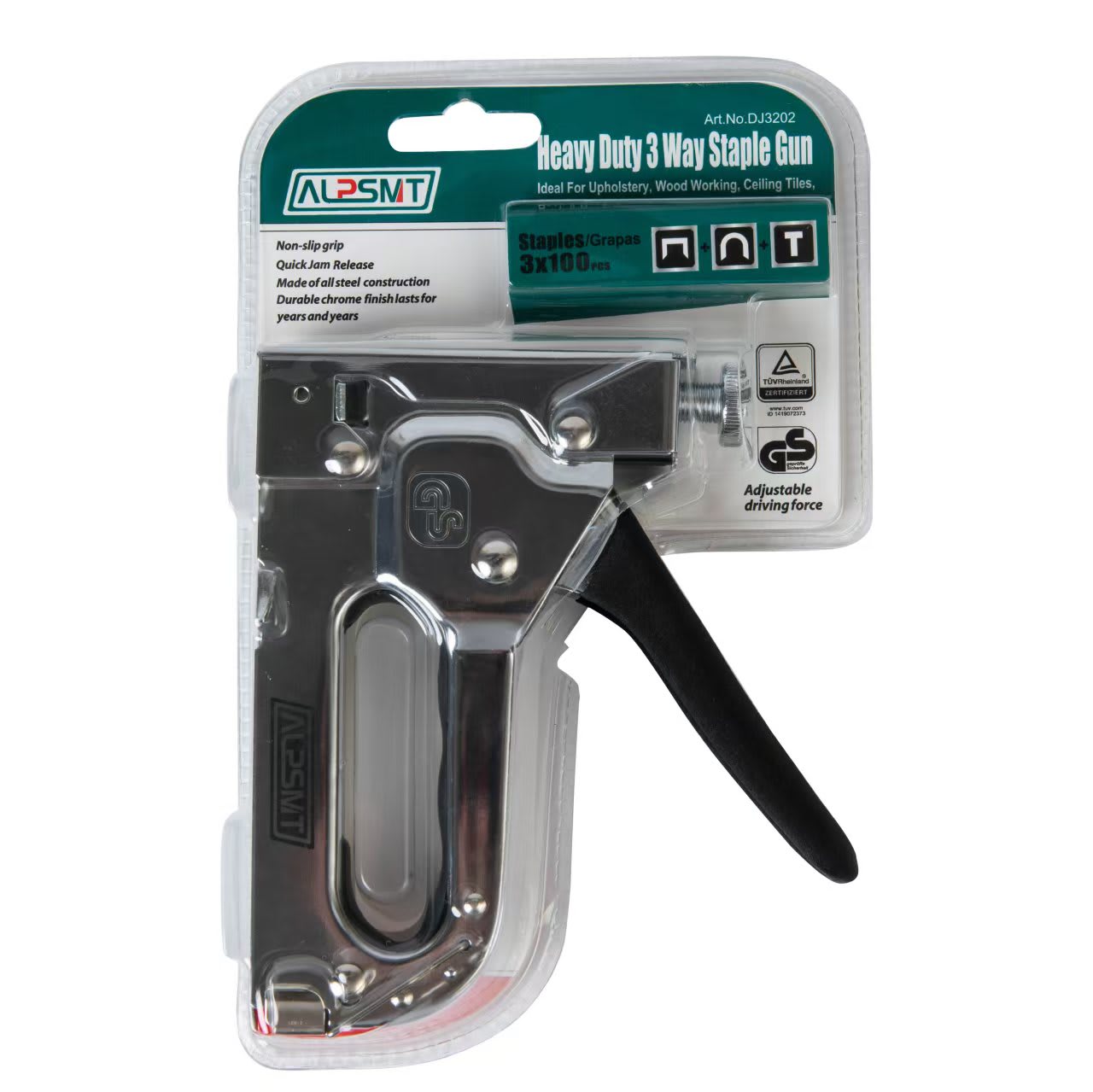 Heavy Duty 3-Way Staple Gun