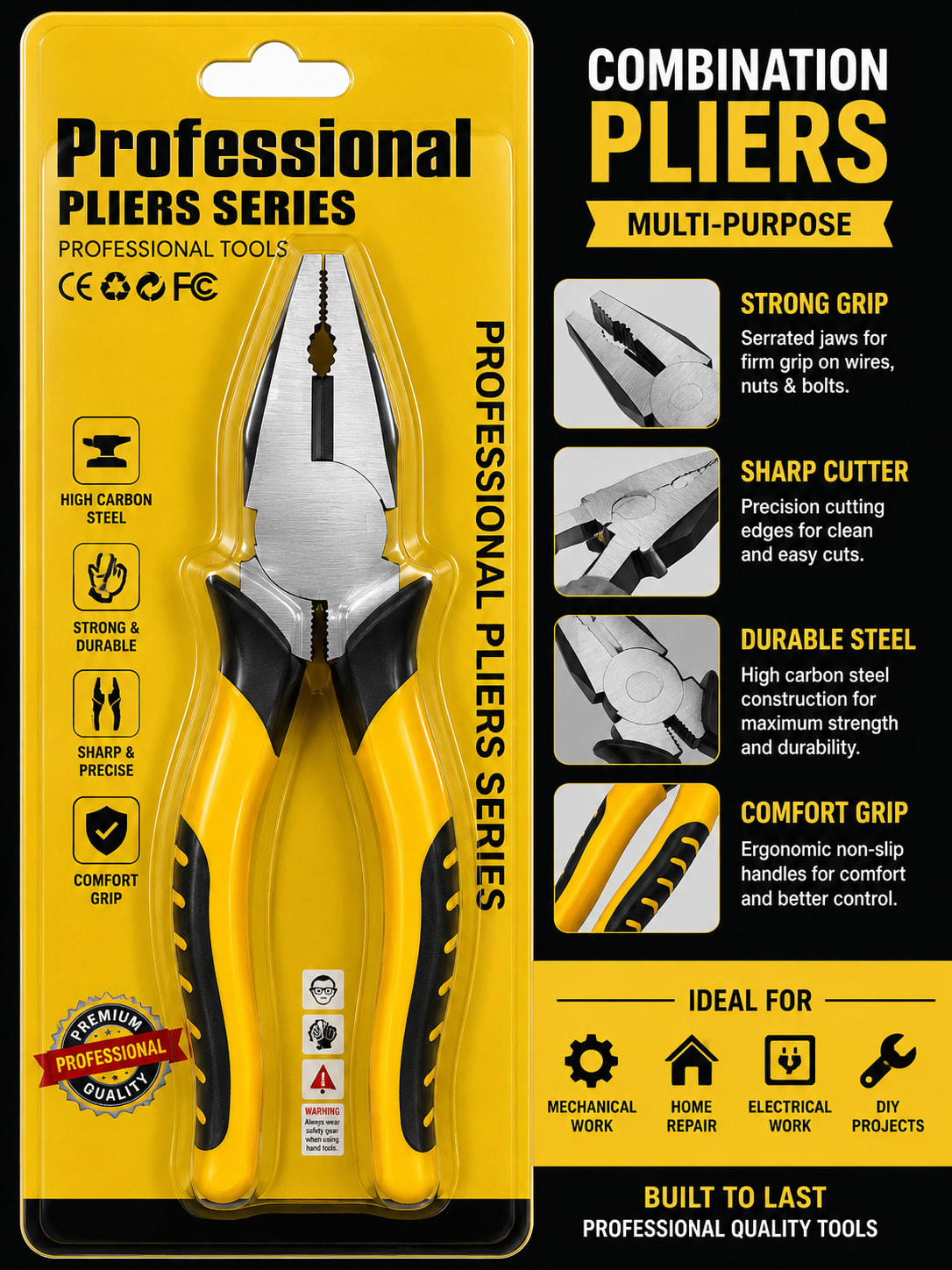 8-Inch Long Nose Pliers