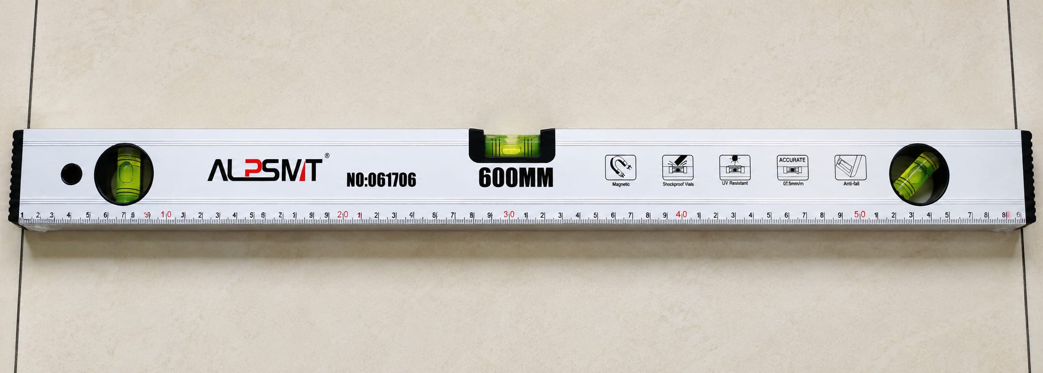 600mm Aluminium Spirit Level