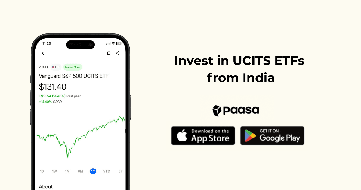 Invest in UCITS ETFs with Paasa