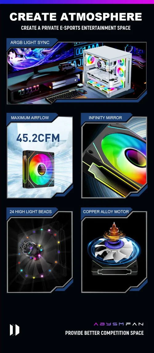 PCケースファン】静音性と冷却性能を両立！UPSIREN UF-1 PRISM 4 PRO
