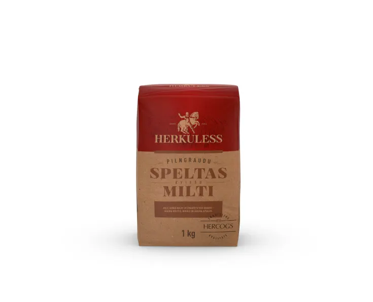 Speltas kviešu milti, pilngraudu 1kg, Herkuless