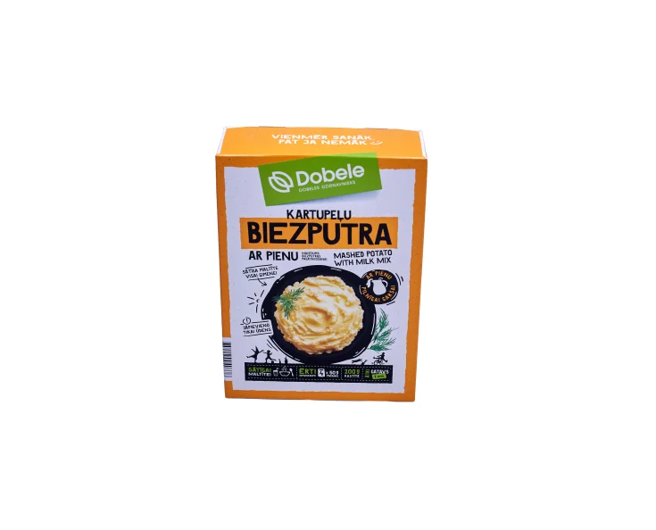 Kartupeļu biezputra ar pienu 200g, Dobeles dzirnavnieks, Latvija 