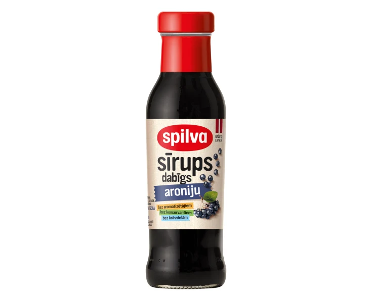 Syrup aronia natural 320ml, Spilva