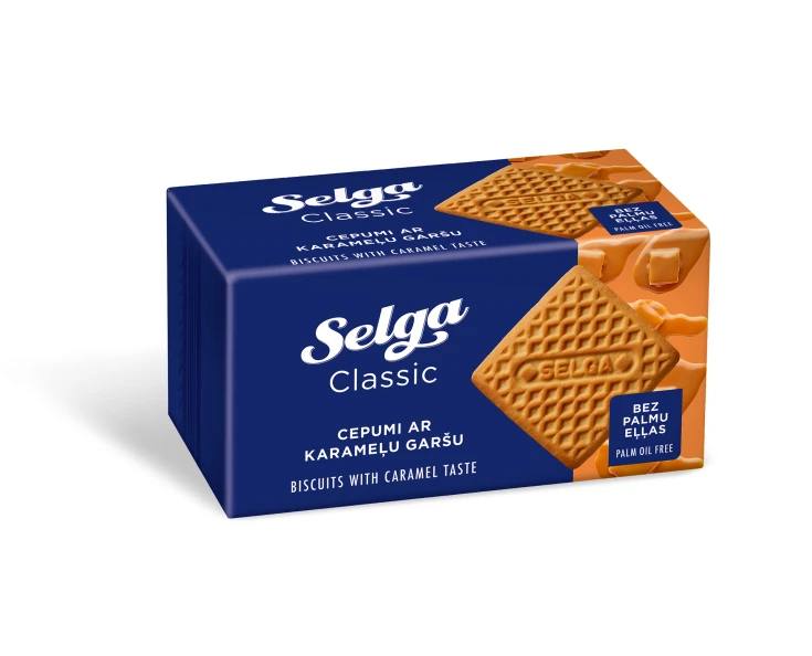 Cepumi ar karameļu garšu Selga 180g, Laima