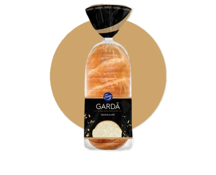 Maize Gardā baltmaize sagriezta 400g, Fazer, Latvija 
