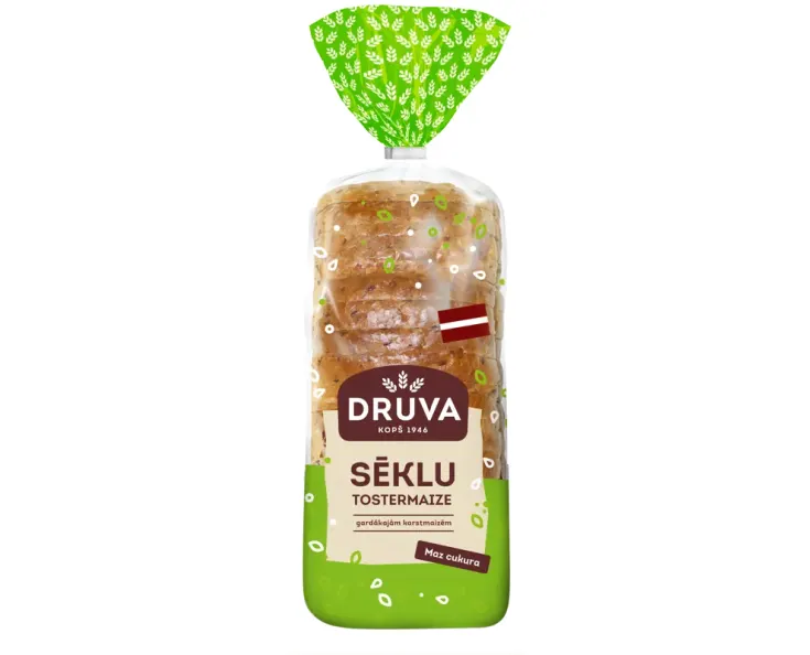 Maize tostermaize sēklu sagriezta 450g, Druva, Latvija 