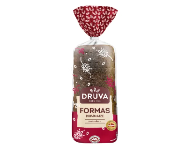 Maize rudzu Formas sagriezta 600g, Druva, Latvija 