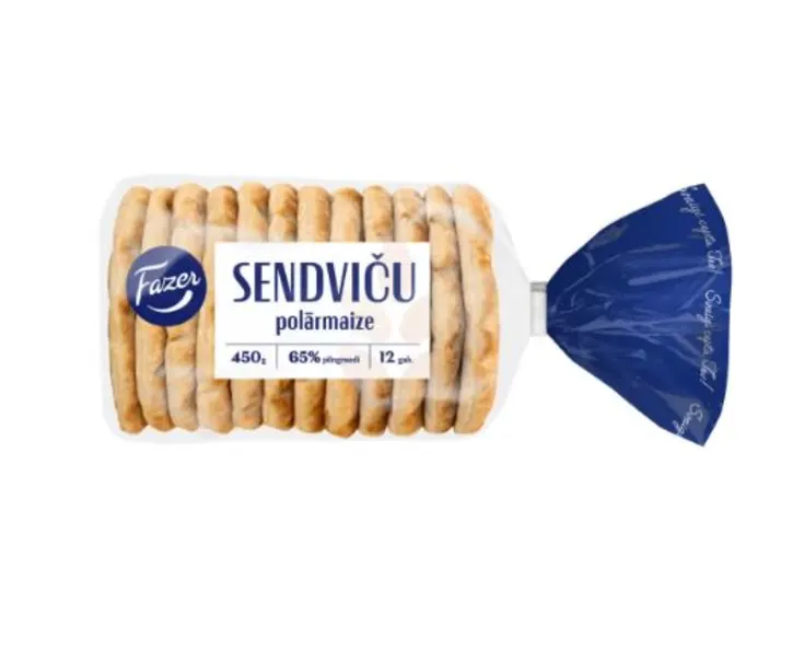 Мягкие лепёшки для сэндвичей, 12 шт., 450 г, Fazer,Швеция