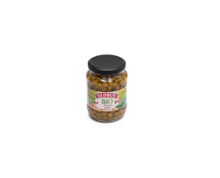 Green peas canned BIO 300g, Globus